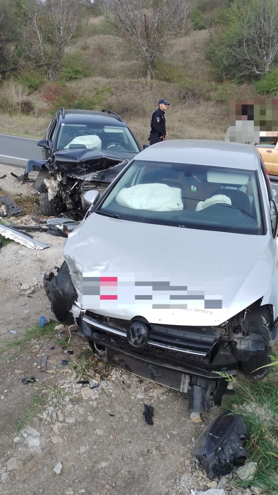 Intervenție la accident rutier petrecut pe raza localității Suceagu